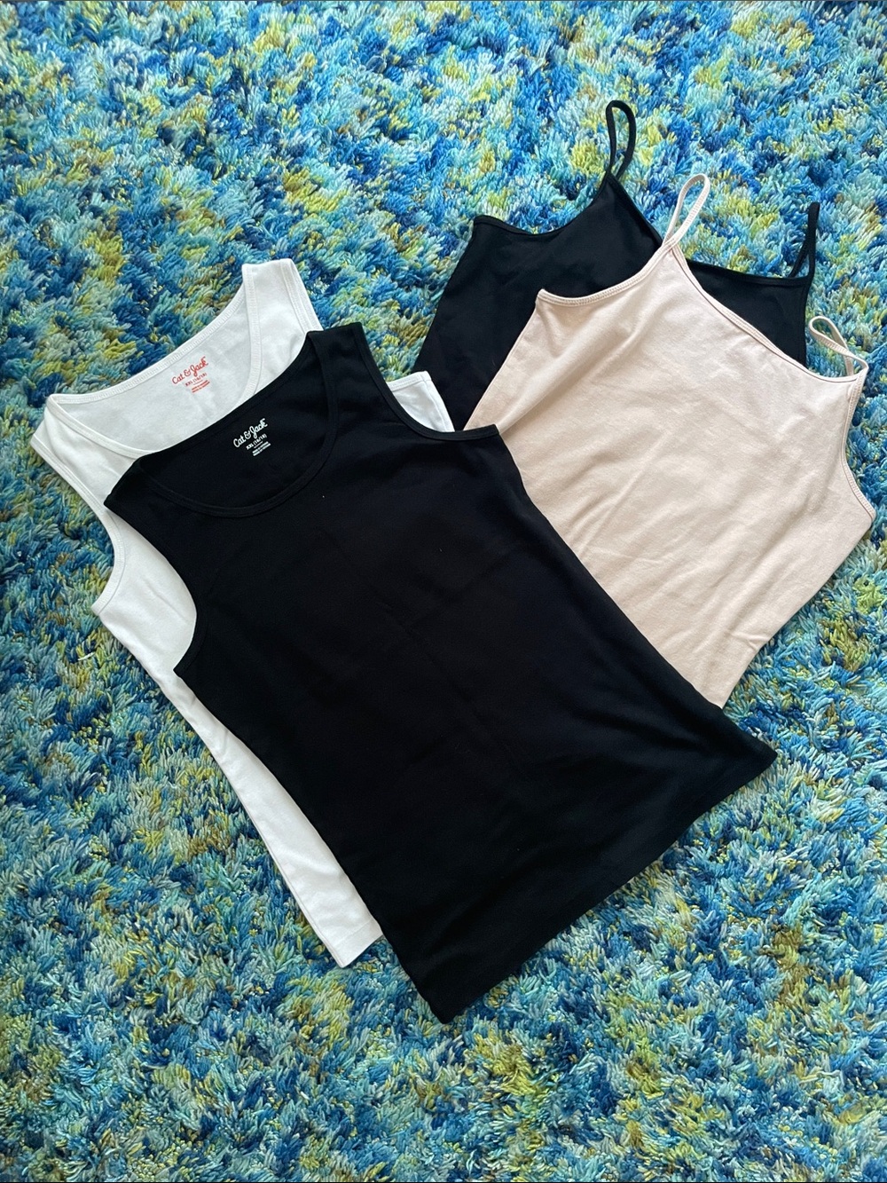 Cat&Jack bundle: 2 tank tops, 2 camis, XXL 16/18, LIKE NEW